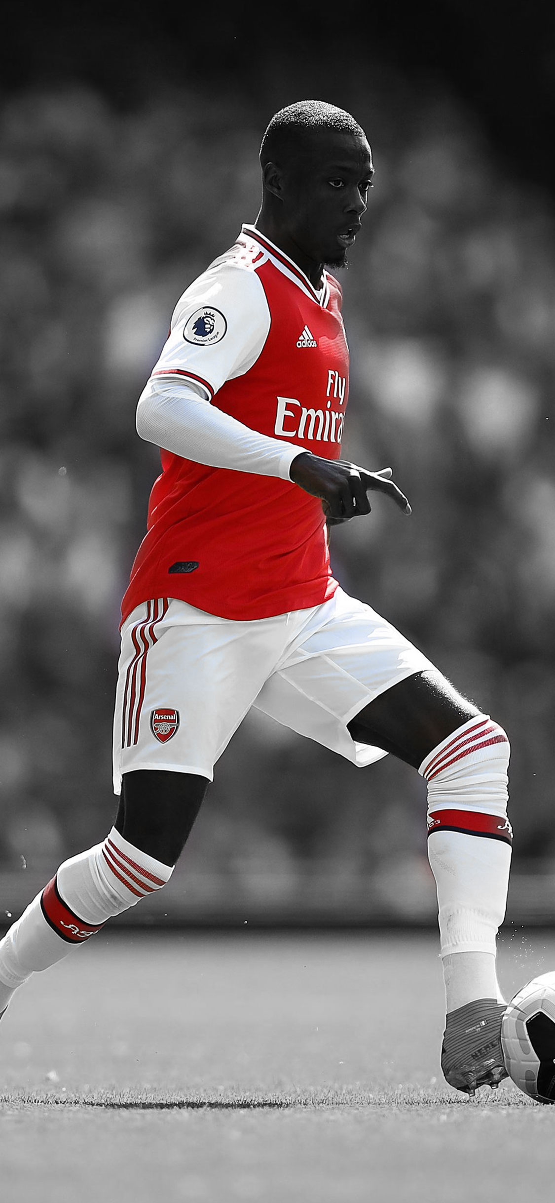英超,阿森纳,尼古拉斯佩佩,科特迪瓦,手机,壁纸,2020,200119