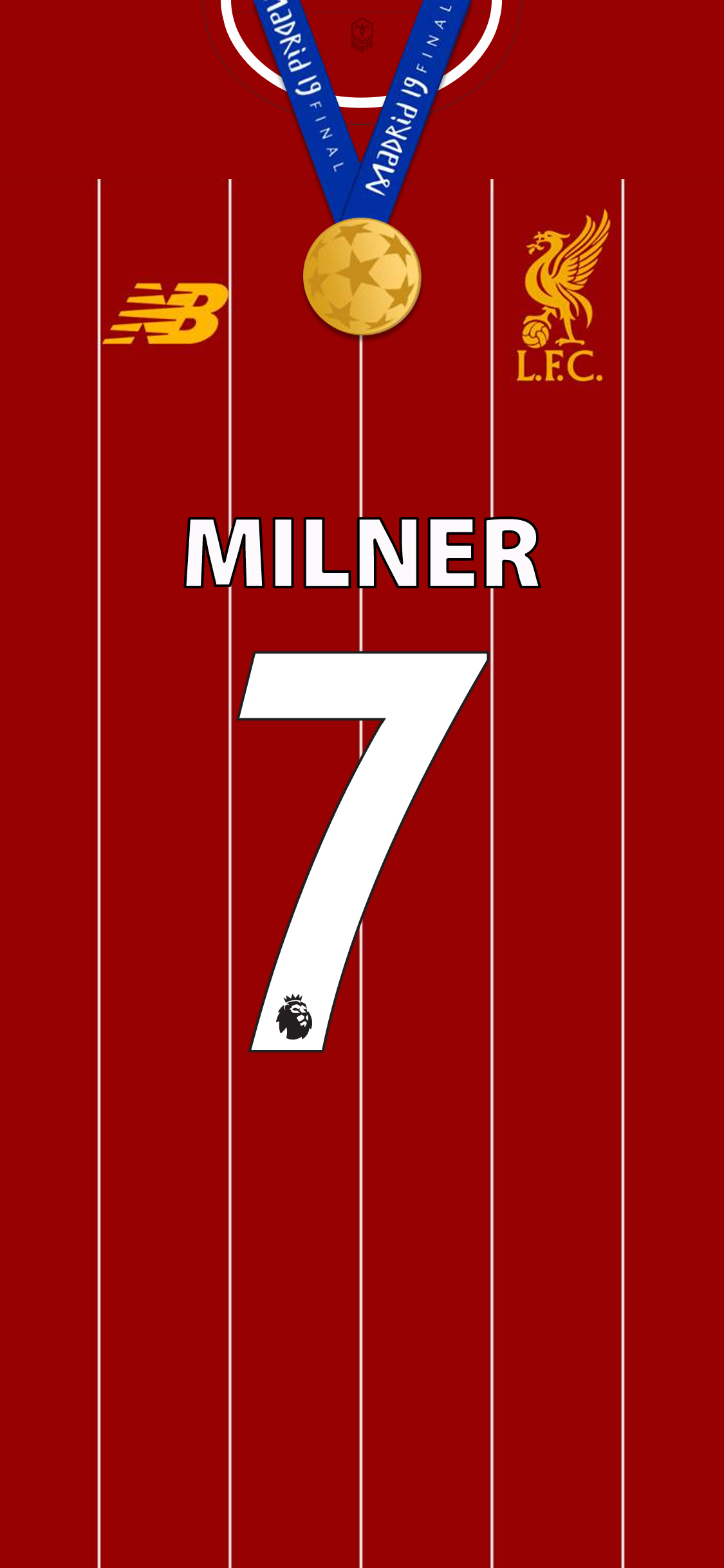 英超,利物浦,米尔纳,球衣,主场,1920赛季,英格兰,手机,壁纸,2020,200308