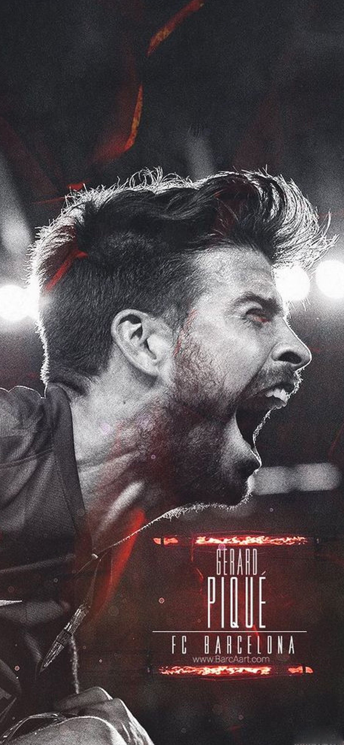 西甲,巴塞罗那,皮克,静态,西班牙,手机,壁纸,2020,200426