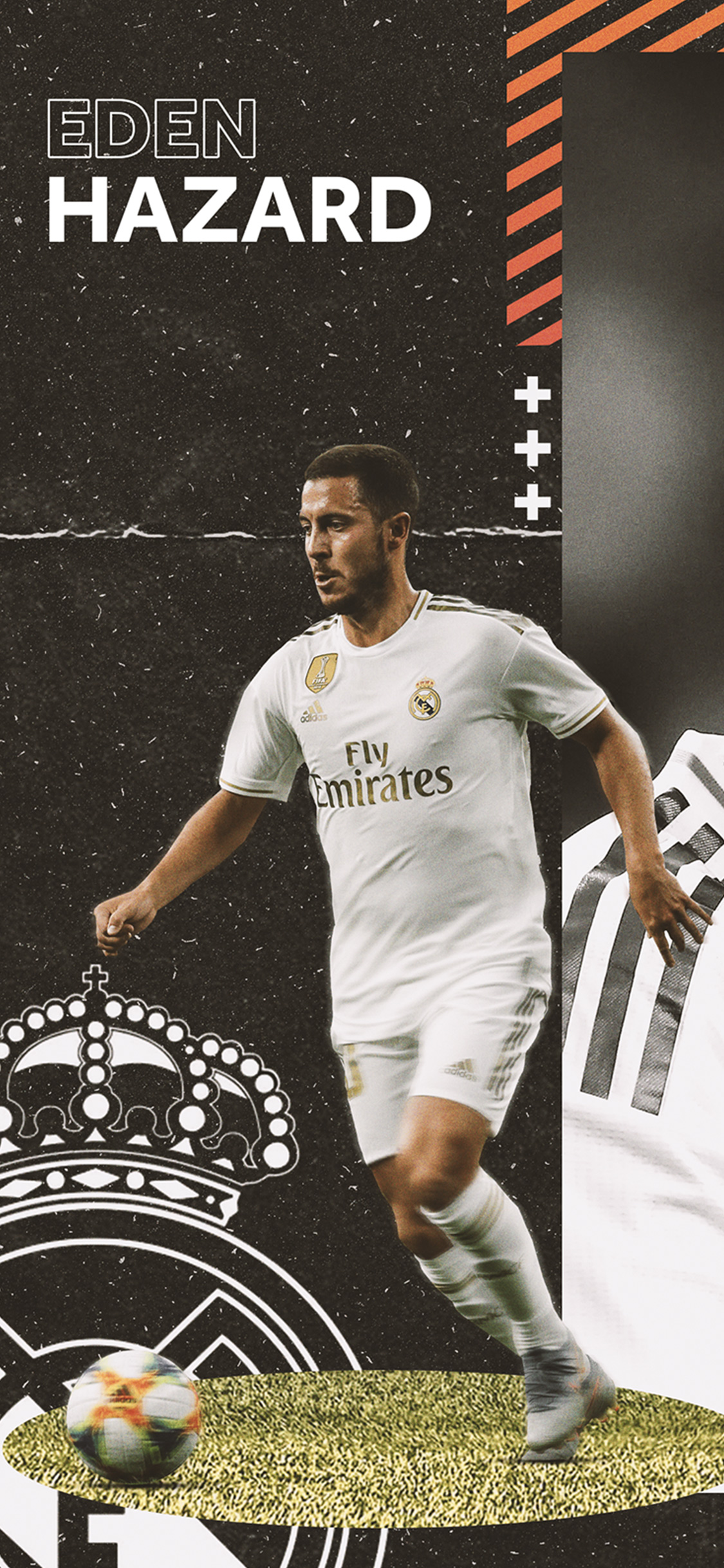 西甲,皇家马德里,阿扎尔,球衣,主场,1920赛季,比利时,手机,壁纸,2020,200901